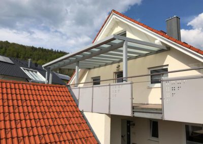 Balkon 4 mit Statik Silber